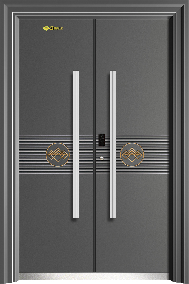 日照金山   氟碳柔和灰+描金