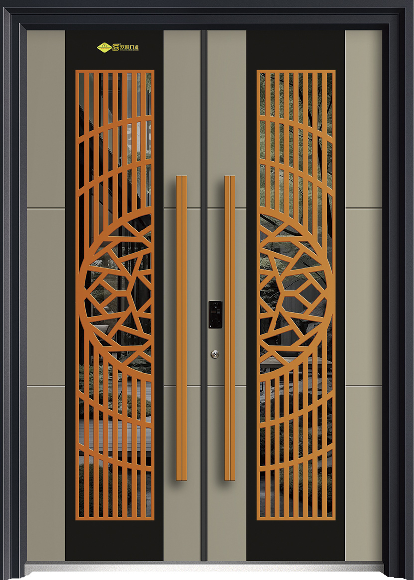 名门旺庭   氟碳银灰+金色